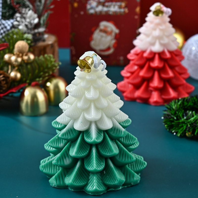 Pine-Scented Christmas Tree Candle Gift Box | Festive Scented Decor & Gift Set