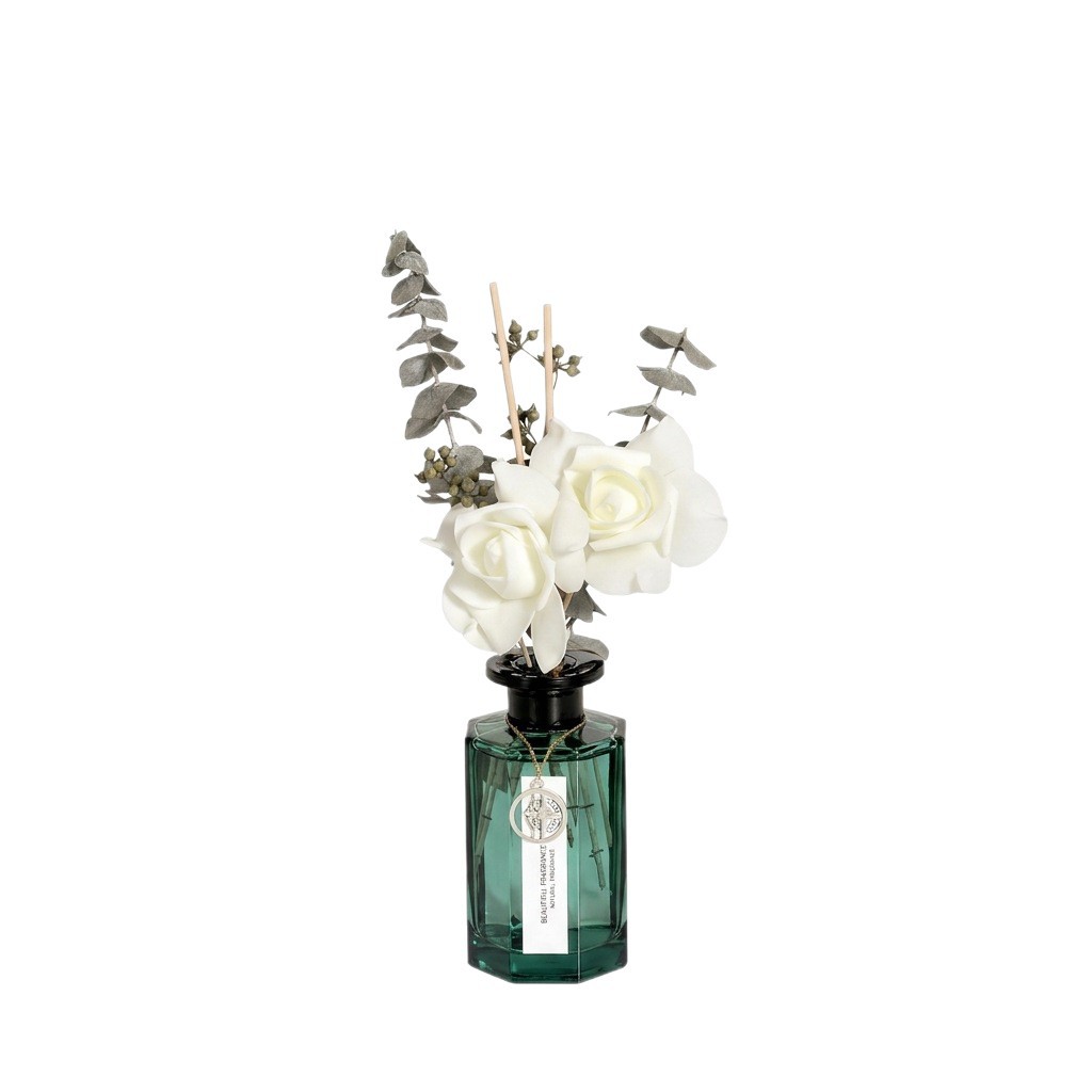 Eternal Flower Reed Diffuser | Essential Oil Aroma Decor | Bedroom & Hotel Use | Air Freshener