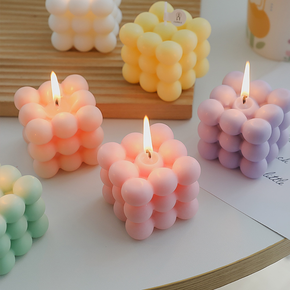 Instagrammable Scented Candle | Room Air Freshener | Cubic Design | Bedroom Fragrance