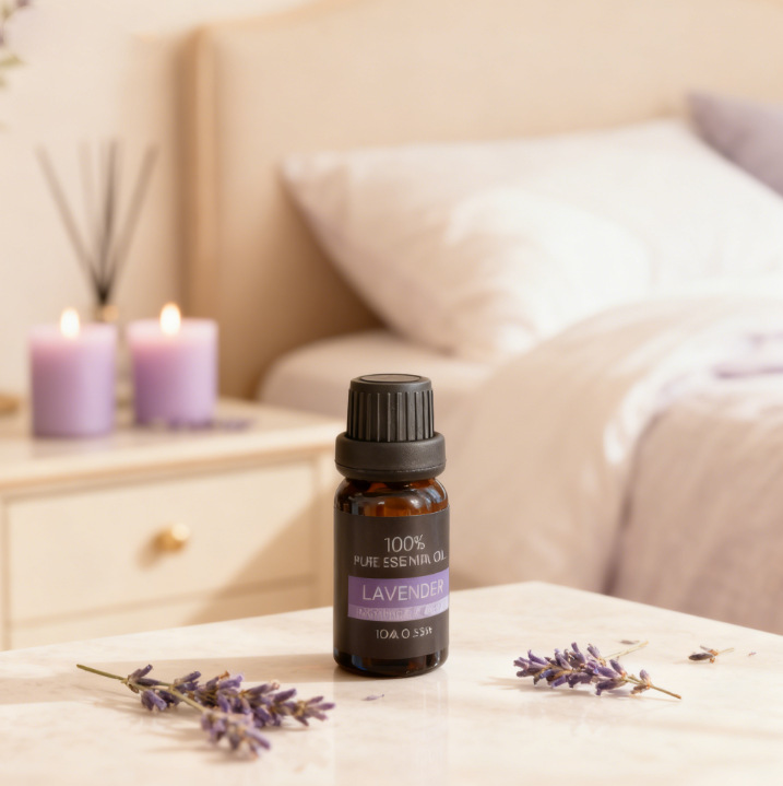 Cross-border lavender & rose essential oil set | home & bedroom fragrance | long-lasting aroma diffusion