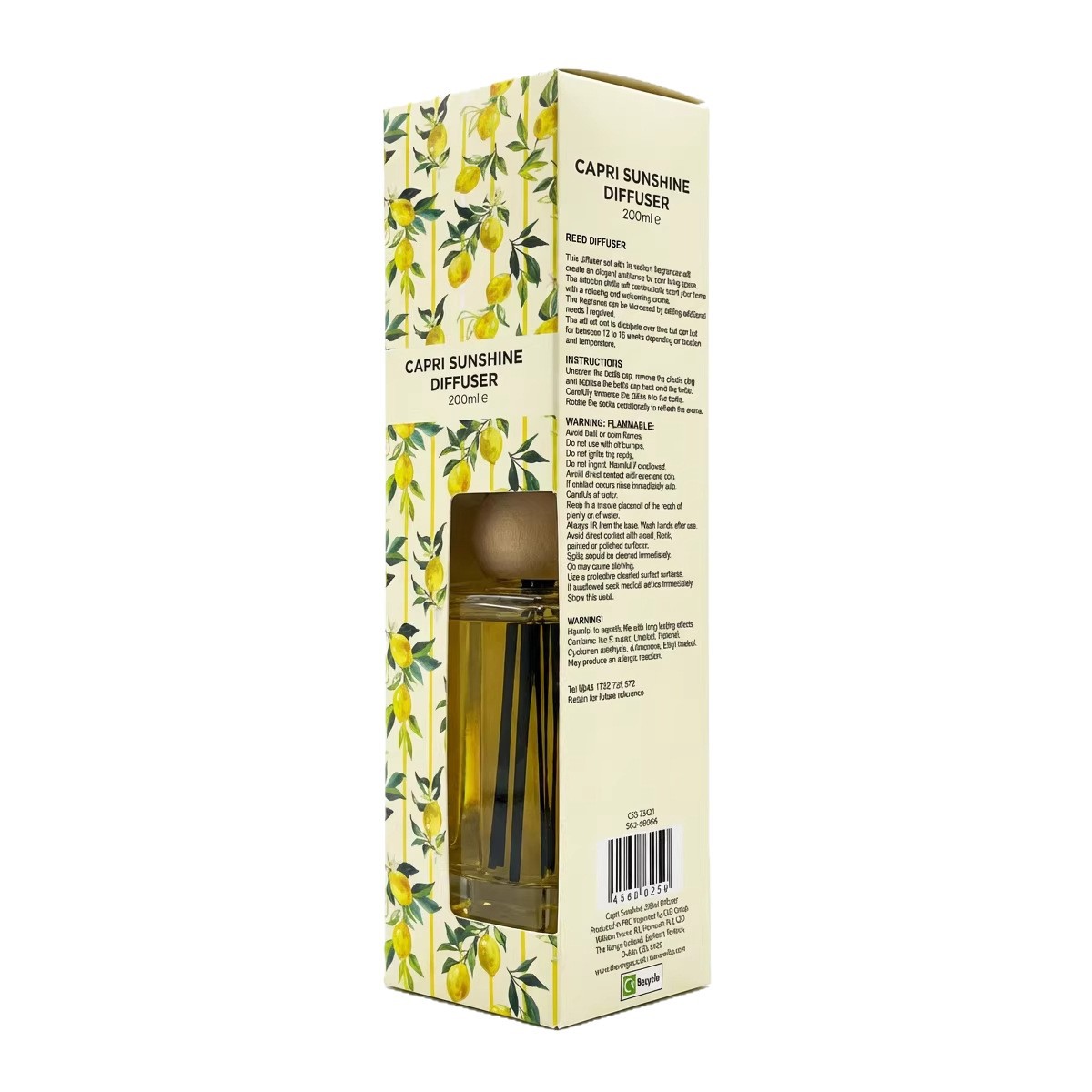 Reed Diffuser | Hotel & Bedroom Decor | Long-Lasting Air Purifying Scent