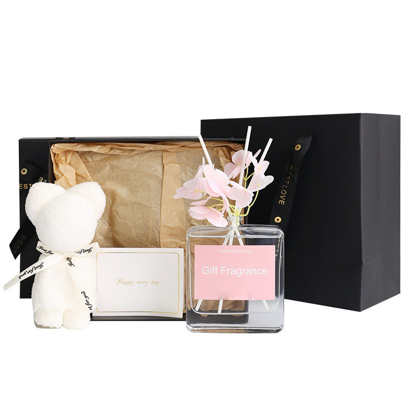 Flameless Reed Diffuser Bouquet Gift Set | Bedroom Decor & Birthday Gift for Her