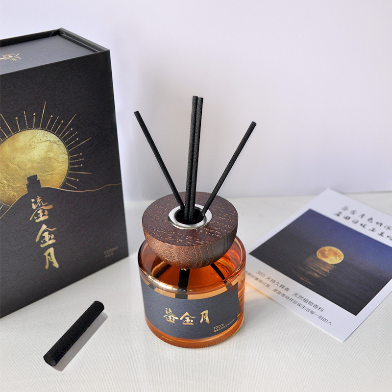 Flameless car gift set | premium wood-scented diffuser | dual-use car & home fragrance