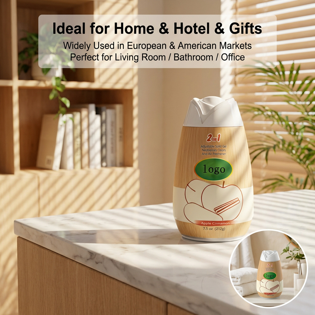 Fragrance Gel Air Freshener | Customizable Scents | Flameless Gel Diffuser | Cross-Border Bestseller