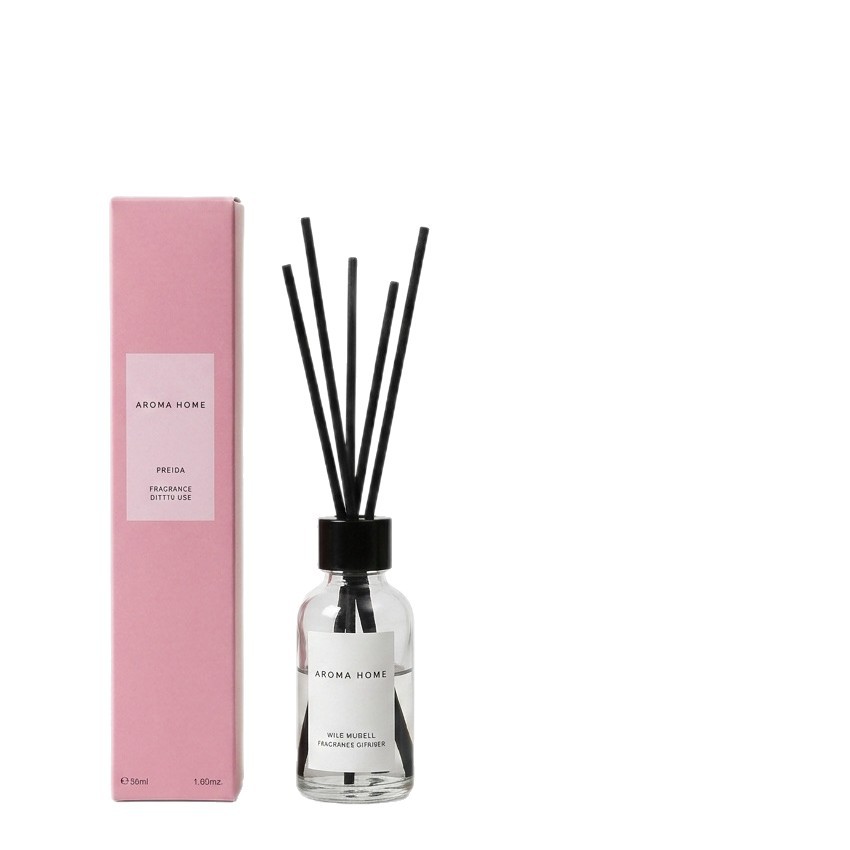 Flameless reed diffuser | cross-border bestseller | dopamine color series | long-lasting home fragrance