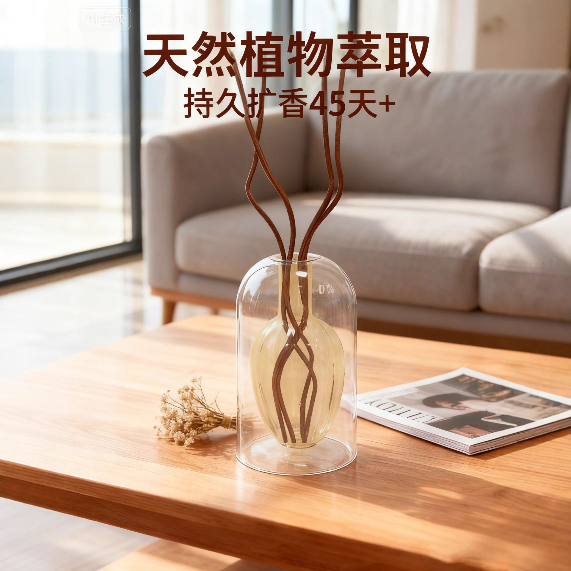 Minimalist Reed Diffuser | Premium Fragrance Vase | Indoor Decor | Gift-Ready Aroma Display