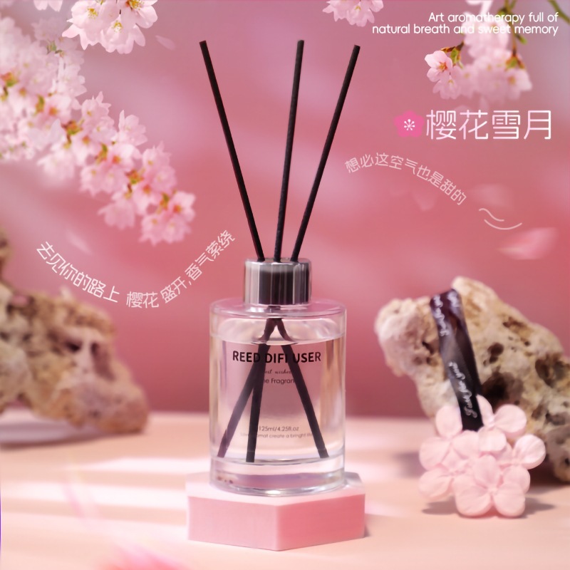 Cherry Blossom Aroma Stone Set | Pink Luxury Gift Box | Premium Home Fragrance Kit | Wholesale
