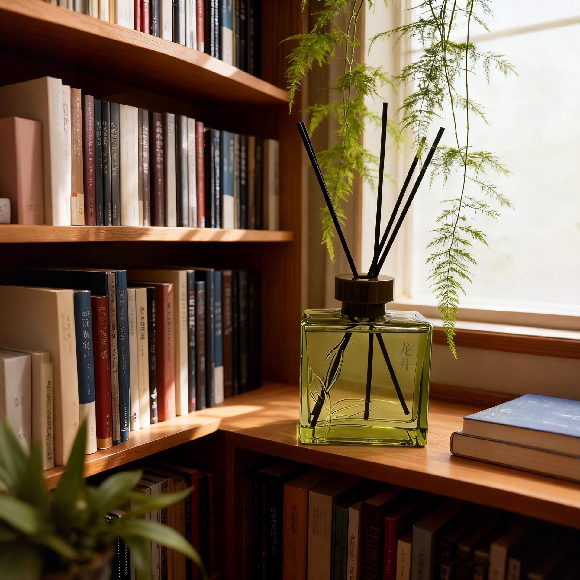 Flameless Diffuser | 200ml Green Osmanthus & Longjing Tea Scent | Home & Office Use